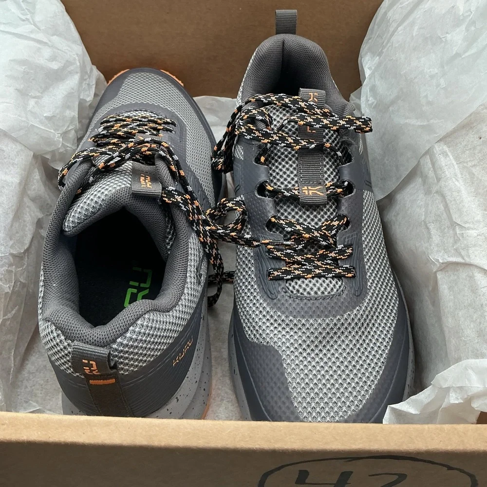 KURU Trail Sneakers - Gray and‎ Orange